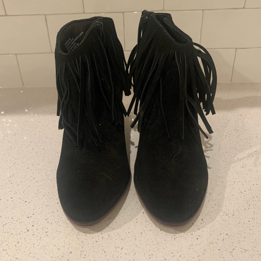 Steven by Steve Madden fringe bootie